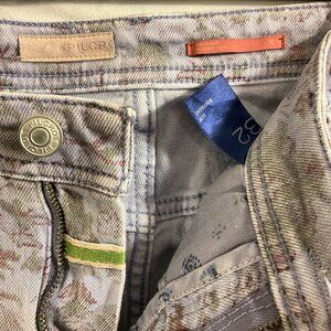 Pilcro-Anthropologie, Slim Boyfriend Jeans, Floral Print, Size 32
